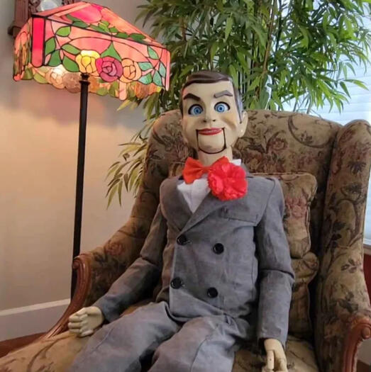 Slappy sitting